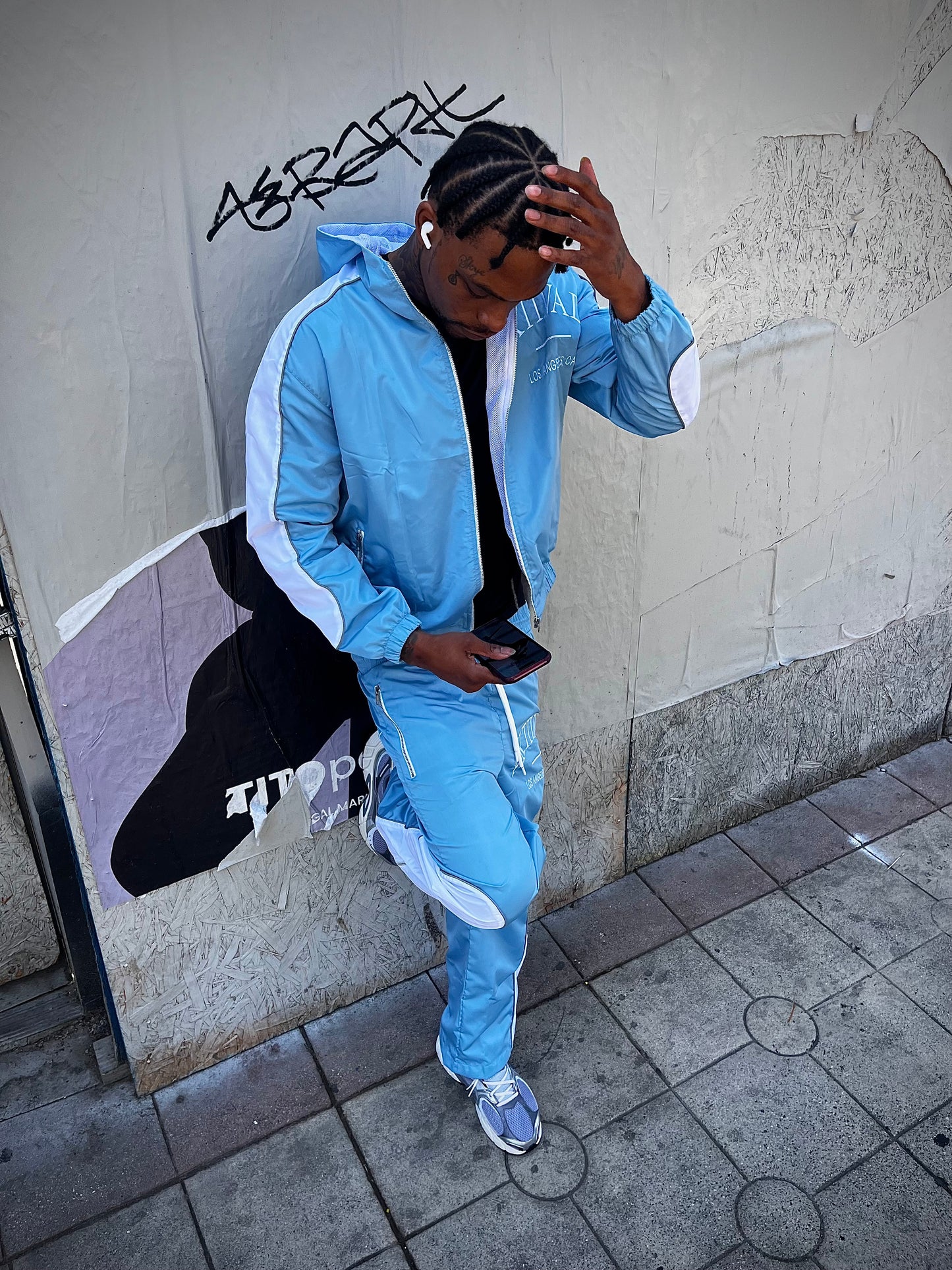 Aktivado Baby Blue/White Tracksuit