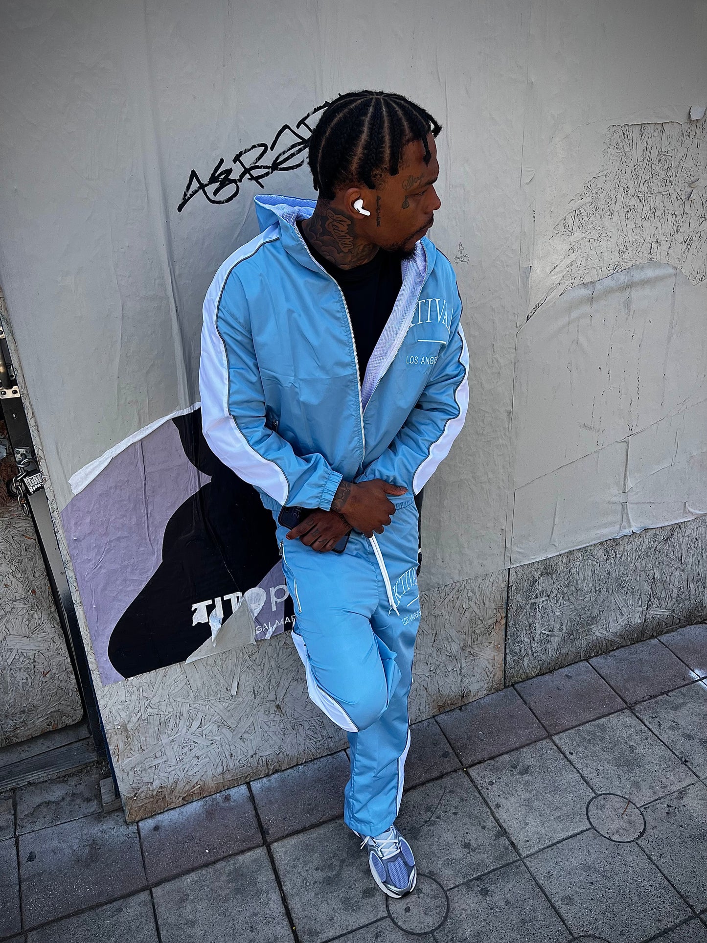 Aktivado Baby Blue/White Tracksuit